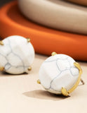 Natural Stone Studs