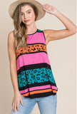 Neon Leopard Tank