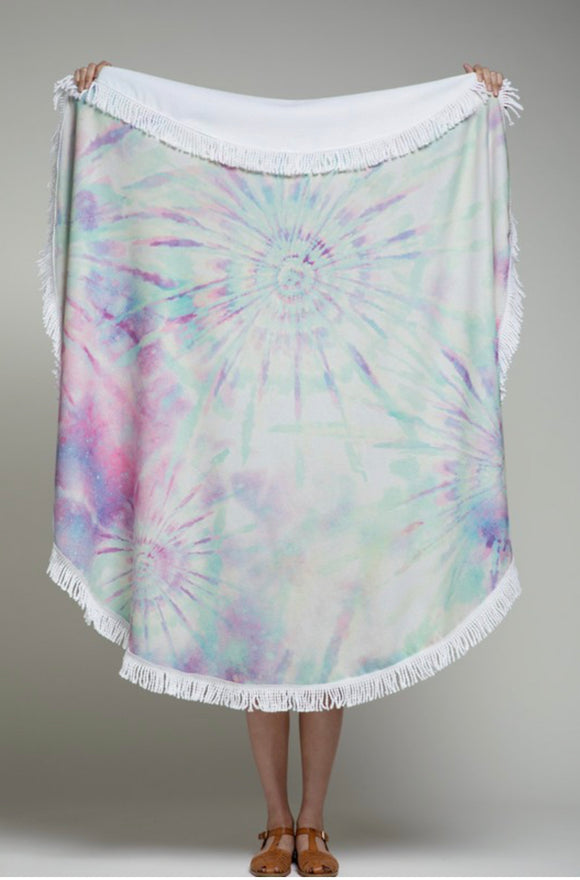 Tie-Dye Beach Towel