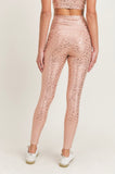 ‘Mono B’ Leopard Foil Shimmer Highwaist Leggings