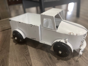 Rustic White Truck Decor