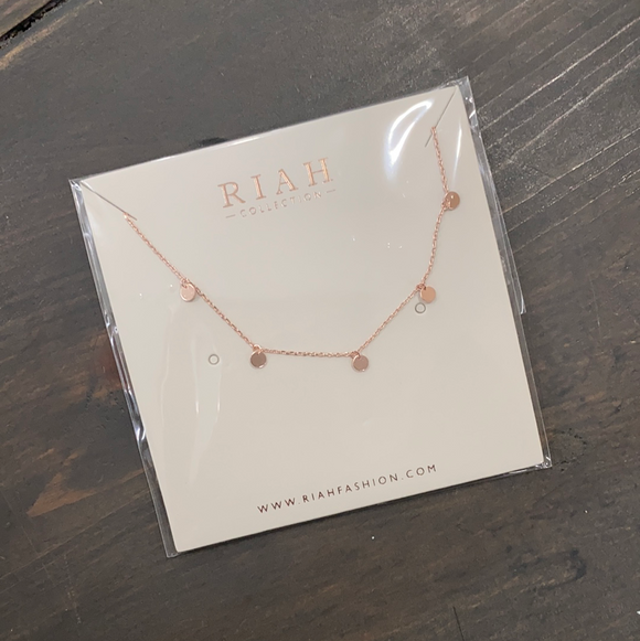 Dainty Dot Rose Gold Necklace