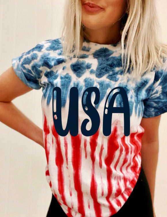 Tie-Dye USA Graphic Tee