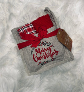 Kitchen Towel & Potholder Set