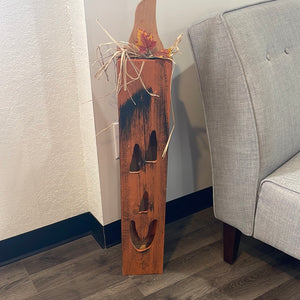 Skinny Pumpkin Outdoor Decor